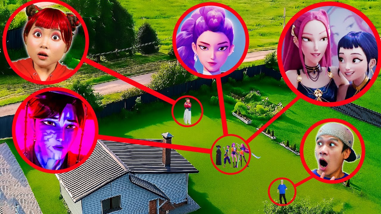 MY DRONE FILMED the KPOP DEMON HUNTERS in REAL LIFE... But RUMI IS MISSING!