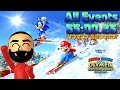 WR Mario And Sonic Sochi 2014 Olympic Winter Games All Events Speedrun 55 00 23 