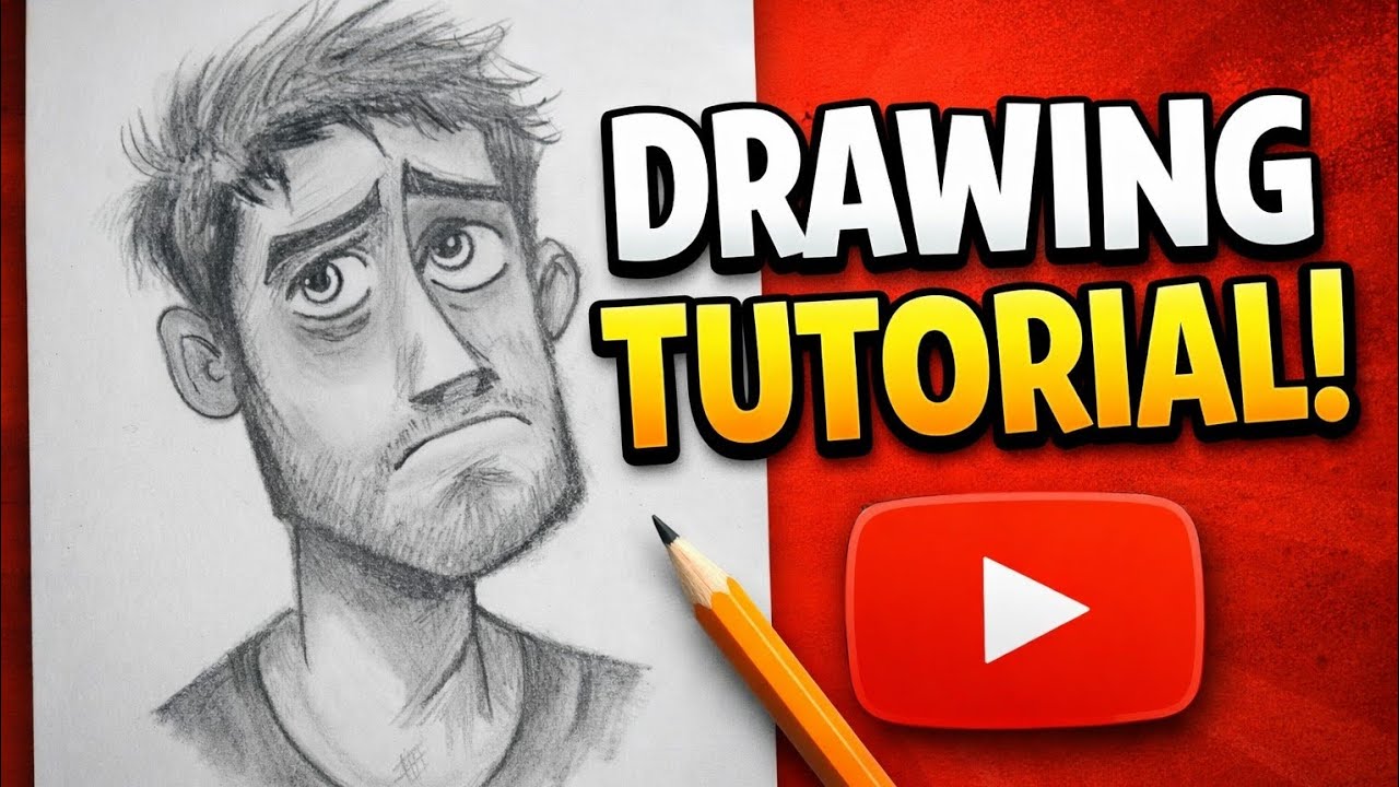Sad Guy Pencil Drawing | Emotional Sketch Art|