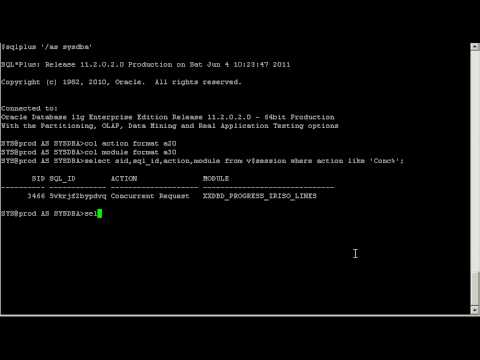 How to get the sql_text of a concurrent program