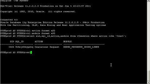 How to get the sql_text of a concurrent program