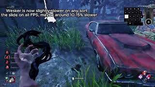 Wesker Bugs/Nerfs on PTB 9.5.0