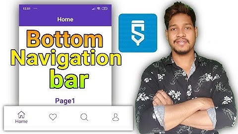 Bottom navigation bar new stylish full details videos in hindi sketchware project/Aauraparti