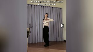 ATEEZ - BAD (dance break) Dance Tutorial (Vertical ver.)