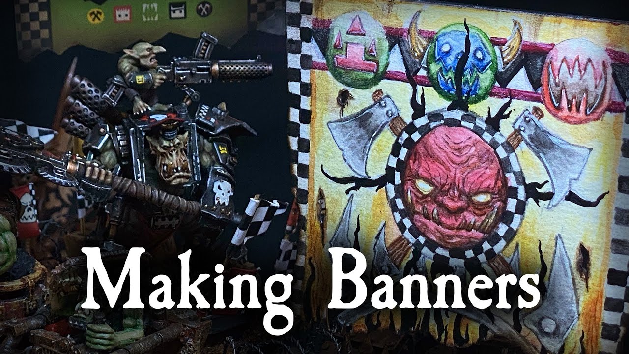 How To Make Paper Banners For Your Warhammer Army YouTube