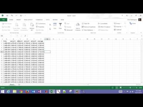 Import Data and Analyze with Excel