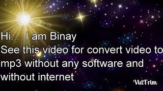 How to convert video to audio without any software and without internet screenshot 3