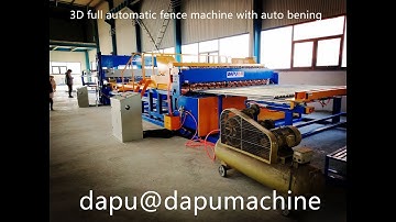 full auto fence mesh welding machine with anto bending