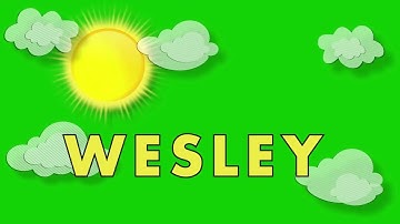 Spell Wesley | With A Song | Helps Kids Learn to Spell Their Name | Brainsprays.com