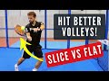 Padel Volleys: Use Slice or Flat?