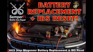 2022 Jeep Wagoneer Battery Replacement & IBS Reset