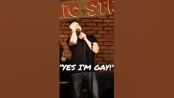 Thumbnail of 🌈🤔 I’m not a manly man #comedy #standup #standupcomedy #lgbtq SUBSCRIBE ❤️