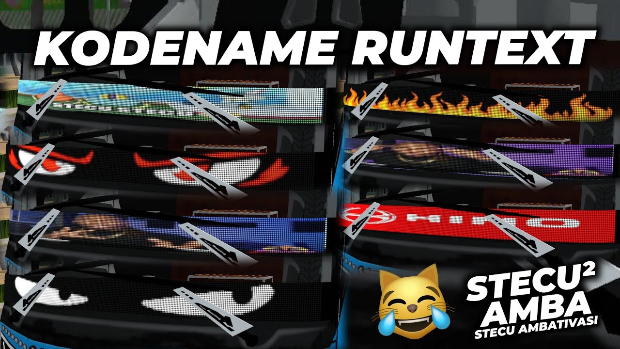 STECU² & AMBATIVASI😹 SHARE KODENAME RUNTEXT STECU STECU & AMBATIVASI || BUSSID V4.4.1