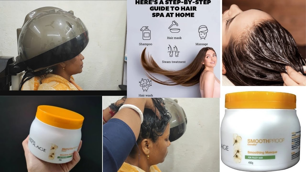 ||MATRIX BIOLAGE SMOOTHPROOF HAIR SPA|| FOR FRIZZY HAIR|| step by step tutorial