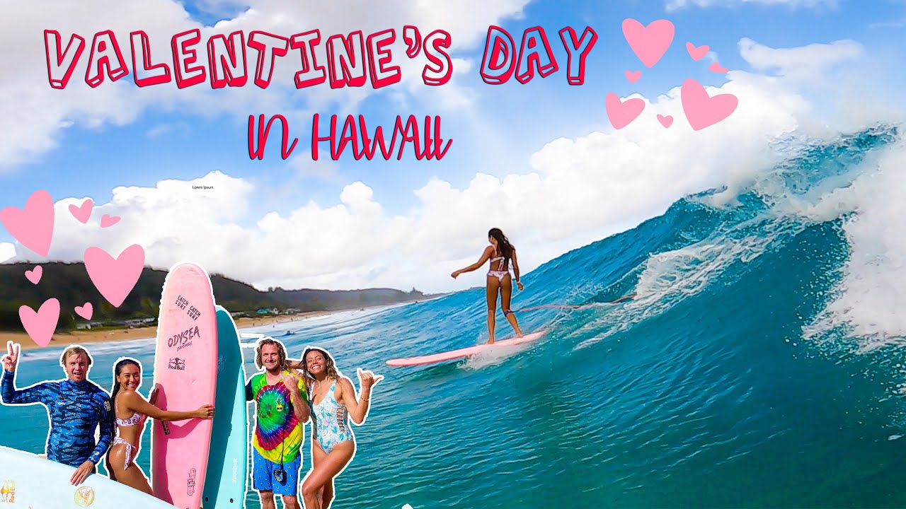 VALENTINE'S DAY IN HAWAII!! (SURFING PIPELINE) YouTube