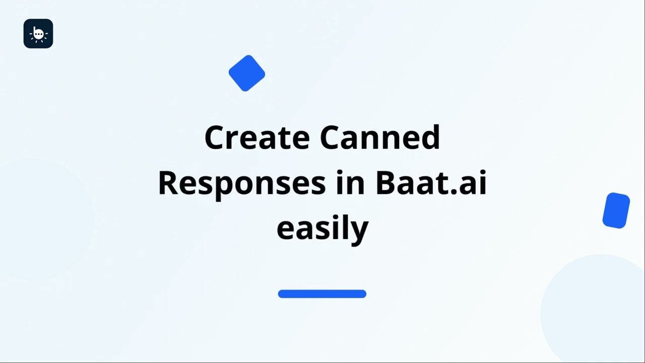 How to Create Canned Responses and Streamline Your Chat Conversations (baat.ai)