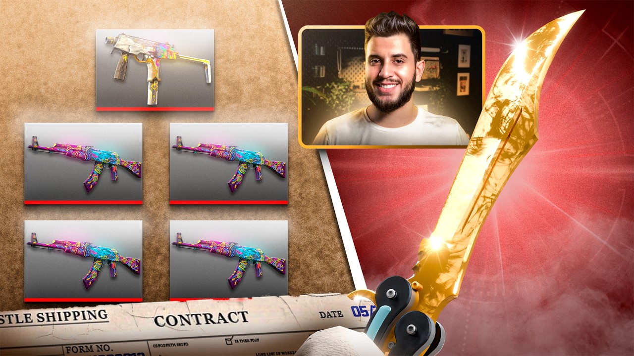 FIZ 5 CONTRATOS DE TROCA NO CS2… E NÃO ACREDITEI NO QUE DROPEI