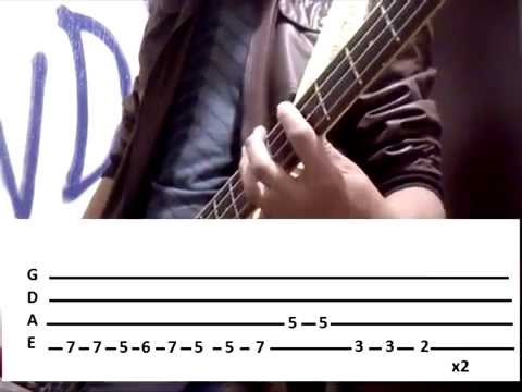 La ciudad de la furia - bass tabs - soda stereo - YouTube