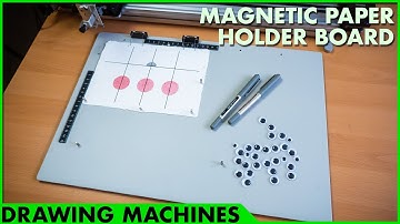 Magnetic Easel for AxiDraw - Tabloid/A3 Unboxing | Drawing Machine board