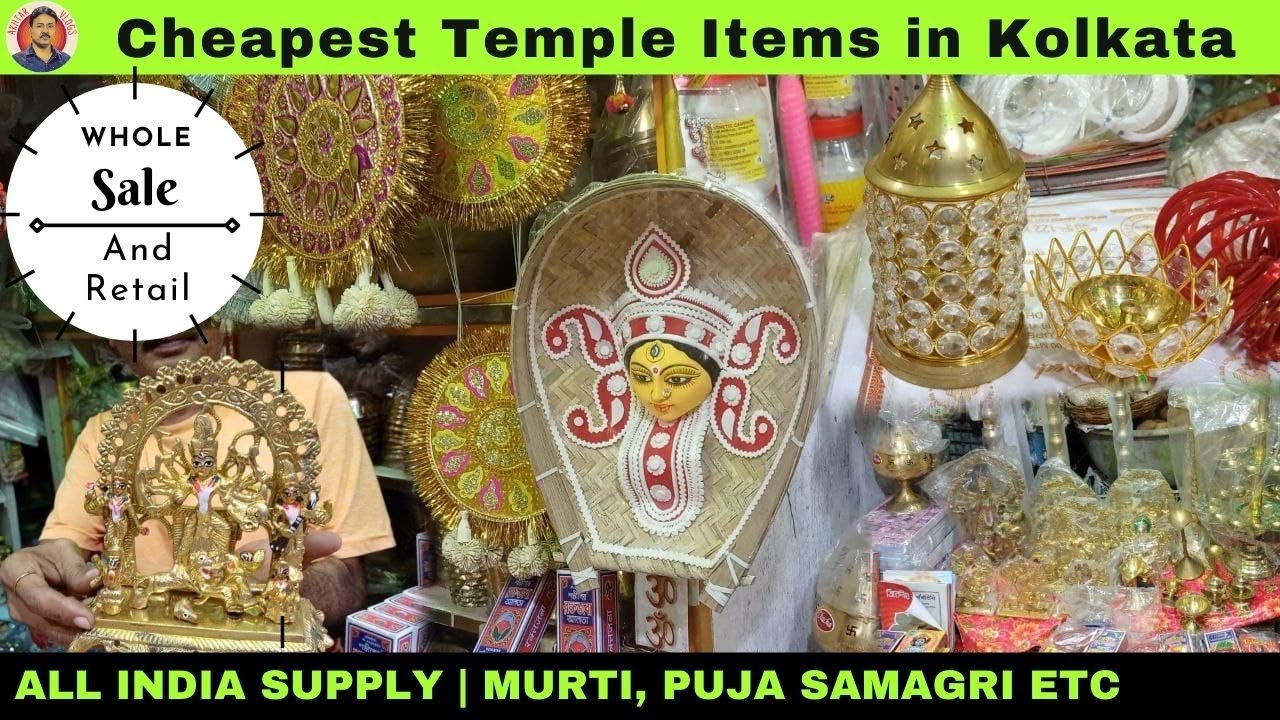 Pooja Samagri Wholesale Market Religious Murti, Temple Items At Cheap