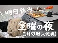 ひとりぐらし/金曜日の夜の過ごし方/明日休み/一人暮らし/低収入の日常/節約生活/時間が溶けてゆく/こたつフォーエバー