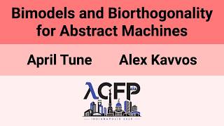 [ICFP'26] Bimodels and Biorthogonality for Abstract Machines