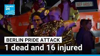German police hunt suspect in Berlin Pride attack: 1 dead and 16 injured • FRANCE 24 English