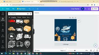 How To make a Logo For Cargo Shipping Company | He Aven screenshot 5