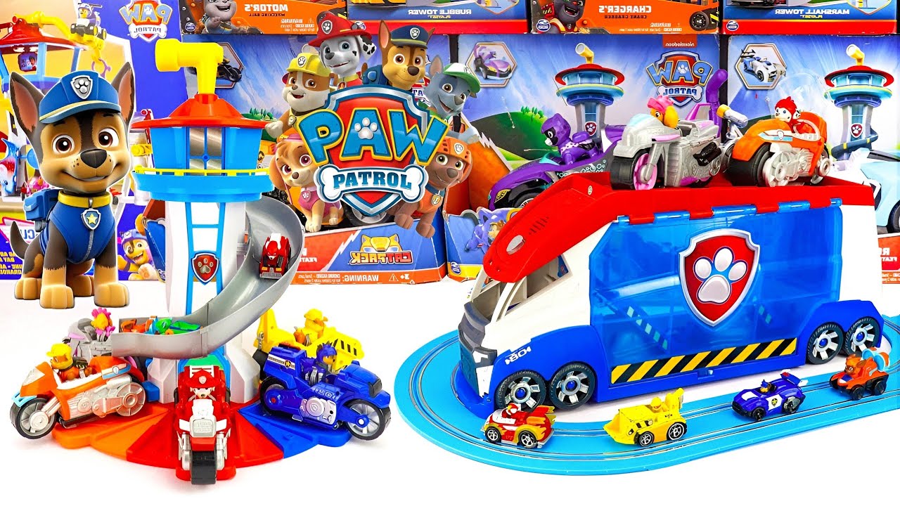 Paw Patrol Toy Unboxing Review ASMR | Mighty Movie | Paw Patrol Lookout Tower Set, Rescue Patroller