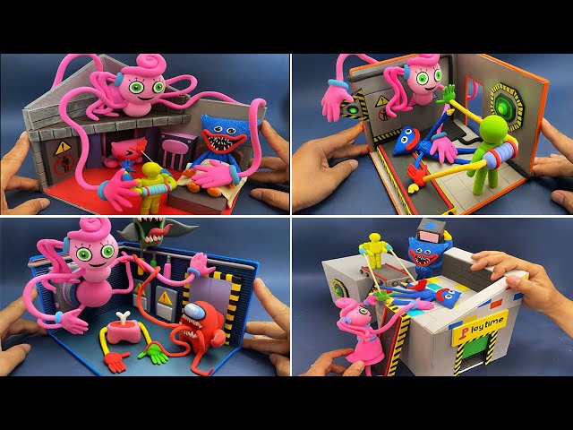 Mommy Long Legs Spider Death POPPY PLAYTIME CHAPTER 2 Part 5, Khaleel and  Motu Gameplay, factory, toy, train, video recording