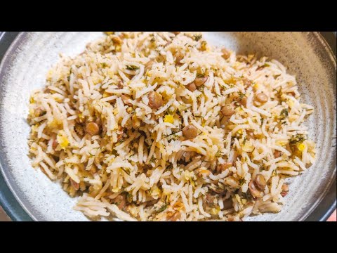 Green Lentils And Rice In Rice Cooker