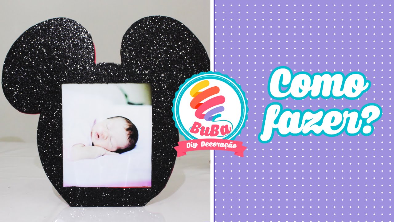 DIY Porta Retrato Mickey