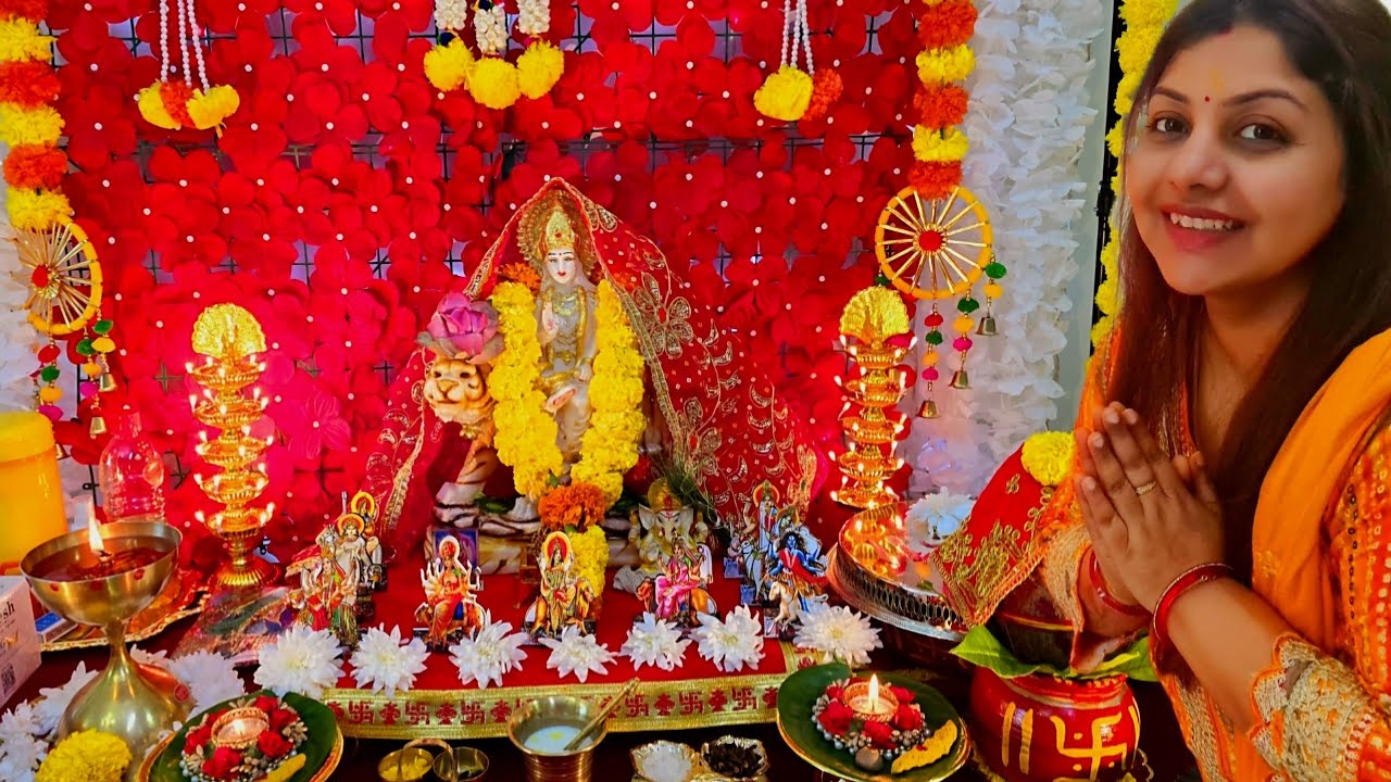 Navratri Ka Pehla Din || Matarani Aa Darbar Aise Sajaya || Navratri Day 1🙏🙏🙏