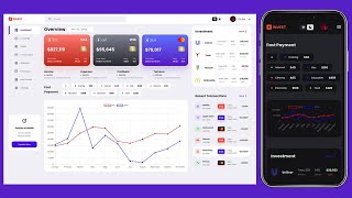 Responsive Admin Dashboard using HTML CSS and JavaScript with Light & Dark Mode