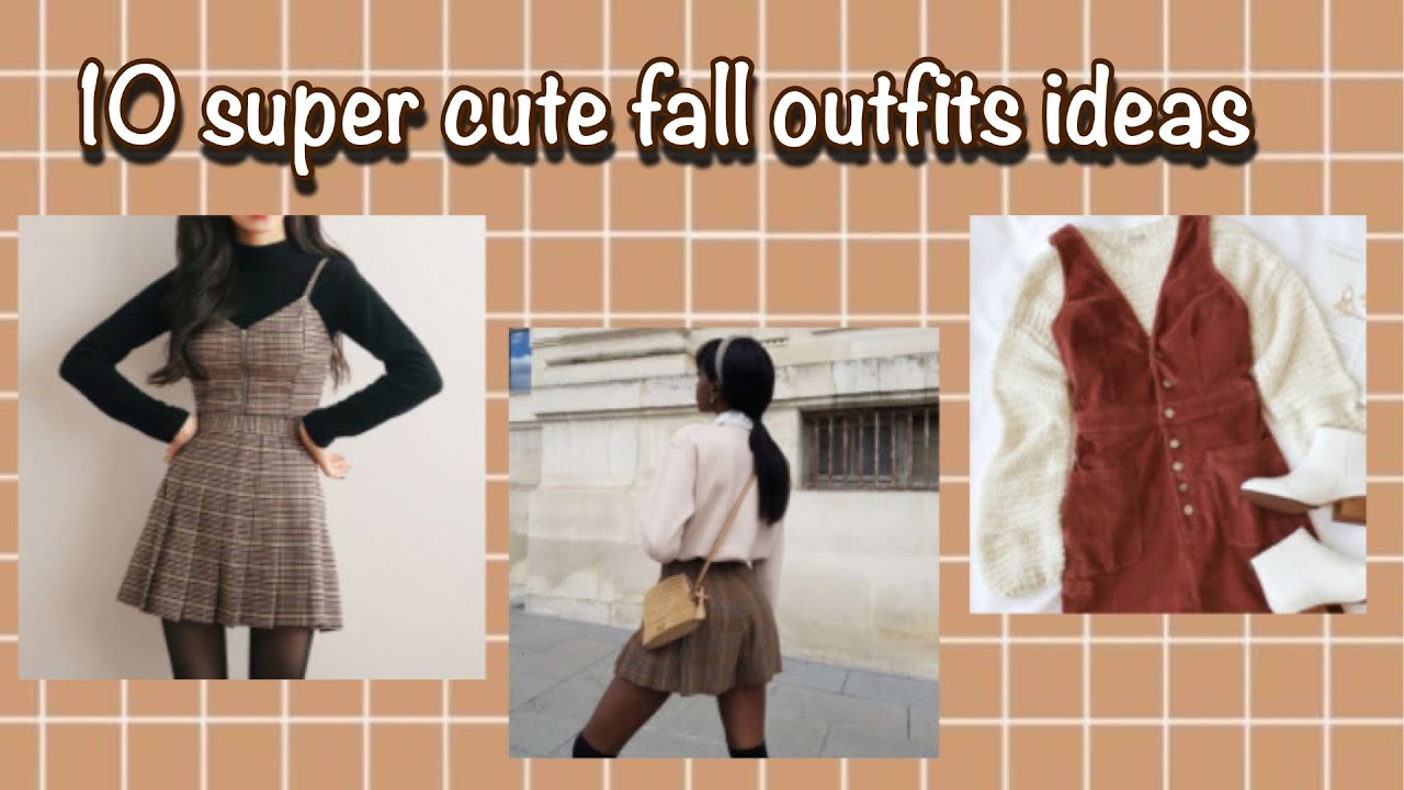 10 super cute fall outfit ideas Fall 2022 look book YouTube