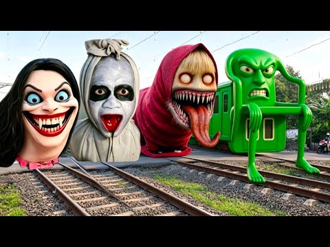 Kereta Api Panjang KRL Berubah Jadi Hantu Mirip Marsha, Karkirkur, Hantu Cewek Serem, Pocong