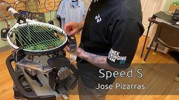 Time Lapse: How to String a Head Speed S Tennis Racquet (Jose Pizarras)