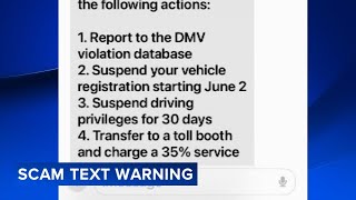 Drivers warned of scam 'Final Notice' text messages