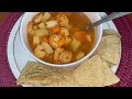 Caldo de camarón !! Muy delicioso para este frillito 🍤🦐