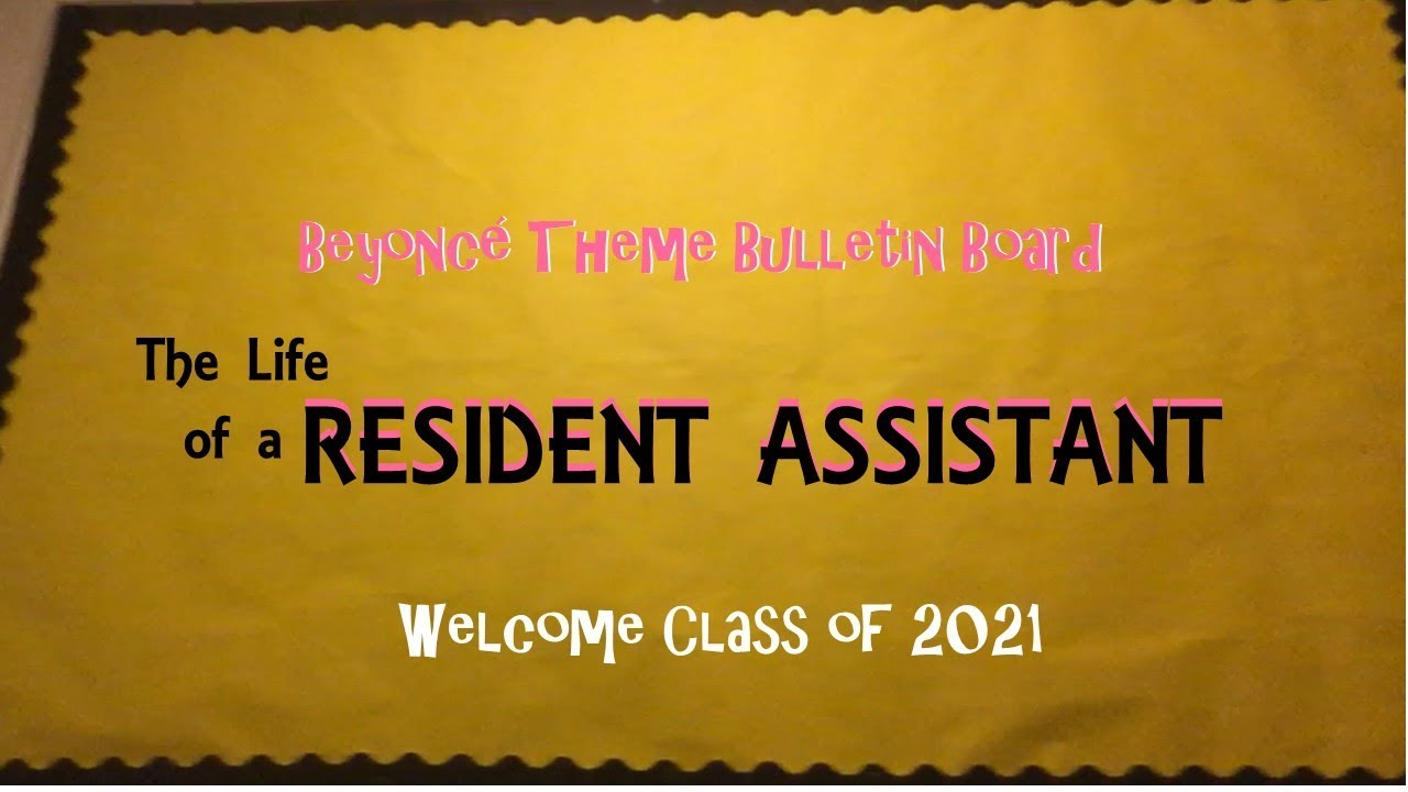 Resident Assistant Bulletin Boards
