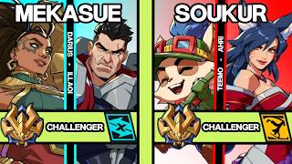 NEW PATCH 2XKO ▰ MEKASUE (Darius-Illaoi) vs SOUKUR (Teemo-Ahri) ▰ 2XKO Pro Replays