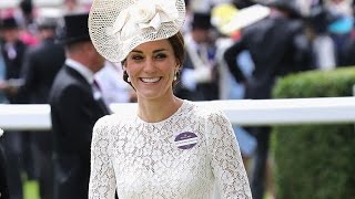 Kate Middleton Looks Lovely In All White Lace Dress at First Royal Ascot Race