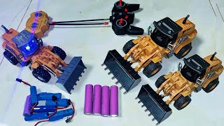 Remote control Alloys Bulldozer vs Plastic Bulldozer Unboxing & Testing