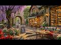 Stress Relief with Smooth Spring Jazz Music 🌿 Cozy Coffee Shop Ambience & Best Jazz Background Music