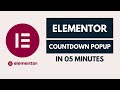 How To Create a Countdown Popup in 5 Minutes | WordPress Elementor Tutorial