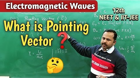 What is Pointing Vector❓| Electromagnetic waves | 12th Physics #shorts  #umeshrajoria