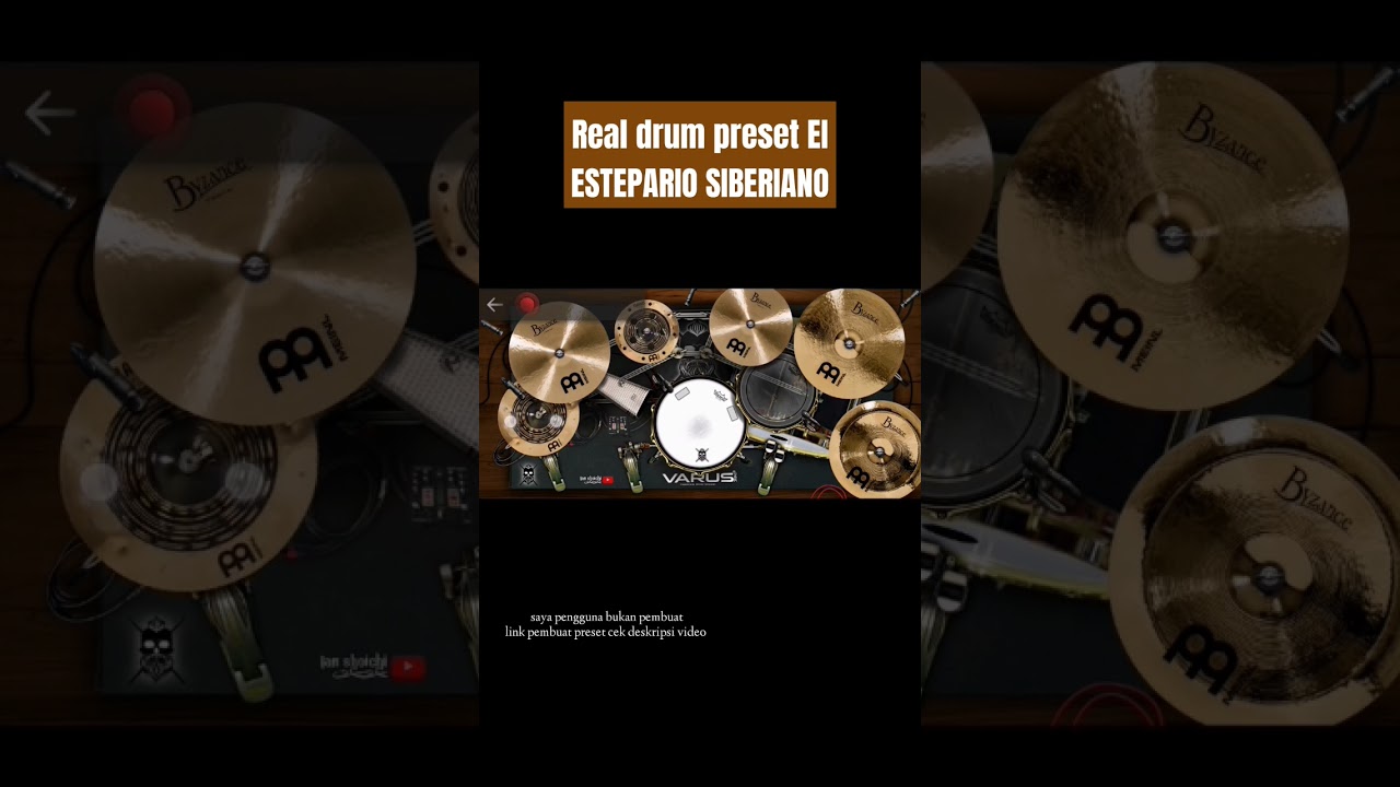 test real drum preset kit EI Estepario Siberiano