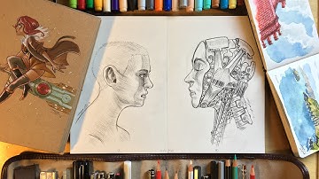 3 years of sketchbooks in 3 minutes