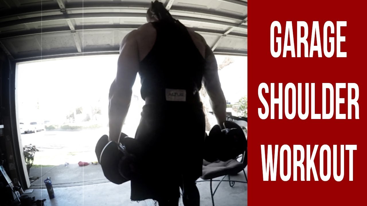 At Home Garage Workout Shoulders YouTube