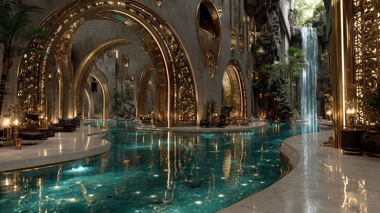 MEXICO 2126🔮✨Sacred Futuristic City | Relaxing Sci-Fi Music